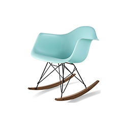 伊姆斯摇椅（豪华版） eames® molded plastic armchair with rocker base