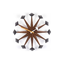 挂钟 - 多边形时钟 乔治·尼尔森  vitra家具品牌