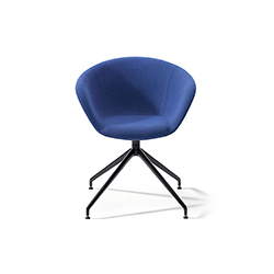 Duna 02 餐椅/会议椅 lievore altherr molina 工作室  现代真皮会议椅