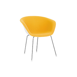 Duna 02 餐椅/会议椅 lievore altherr molina 工作室  现代真皮会议椅