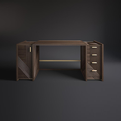 汉普顿书桌/写字桌 机库设计组  rossato家具品牌
