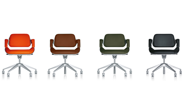 办公椅|现代真皮中班椅|办公家具|中国有限公司官家具| Interstuhl Silver 中班椅