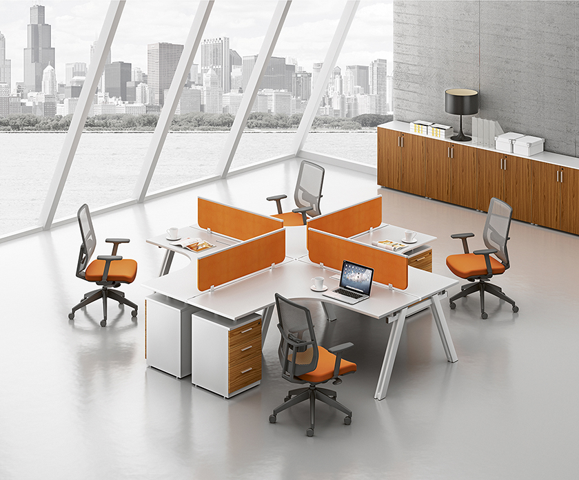 系统办公家具|系统办公家具|Bri柏瑞斯|现代时尚简约员工办公桌，职员桌，办公屏风