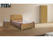 实木单人床   公寓床