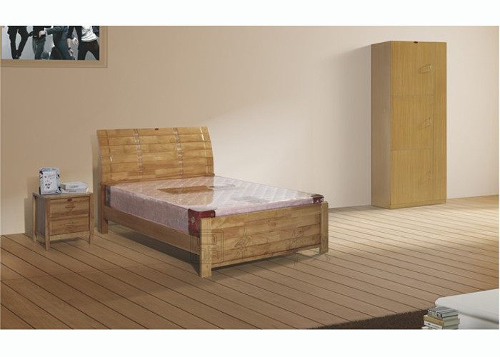 [学校家具|学生公寓床|实木单人床|公寓单人床，实木床]